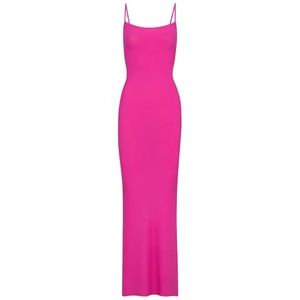 SKIMS Soft Lounge Dress Hot Pink - XS